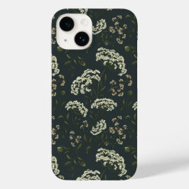 Moody Dark  Bloemen Print Telefoonhoes Case-Mate iPhone 14 Hoesje