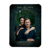 Moody Dark Enchanted Forest Arch Wedding Opslaan D Magneet (Verticaal)