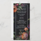 Moody Dark Floral Boho rozen (Achterkant)