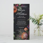 Moody Dark Floral Boho rozen (Staand voorkant)