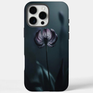 Moody Dark Flower Telefoonhoes iPhone 16 Pro Max Hoesje