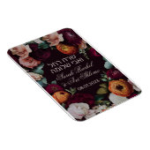 Moody Dark Jewish Chuppah Save the Date Magneet (Rechterzijde)