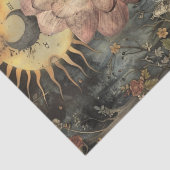 Moody Dark Rustic Fantasy Garden Girl Decoupage  Tissuepapier (Detail)