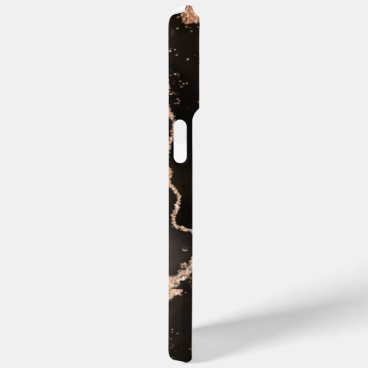 Moody Dusty Pink Ombre Gradient Modern Monogrammed Case-Mate iPhone Case (Achterkant / Rechts)