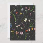 Moody Dutch Floral Wreath Vrijgezellenfeest Kaart (Achterkant)