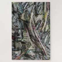 Moody Dynamic Modern Monochrome Abstract