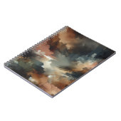 Moody Earth Tone Abstract Art Notitieboek (Linkerzijde)