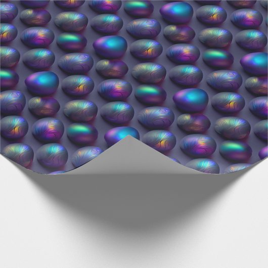 Moody Easter Eggs Cadeaupapier (Hoek)