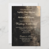 Moody Elegance Wedding Invitation Sjabloon digitaa Kaart (Voorkant)