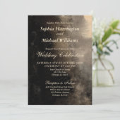 Moody Elegance Wedding Invitation Sjabloon digitaa Kaart (Staand voorkant)