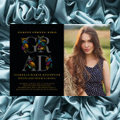 MOODY ELEGANT FLORAL FOTO AFSTUDEREN AANKONDIGING