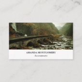 Moody en mooie Natuur Landschap Visitekaartje (Voorkant)