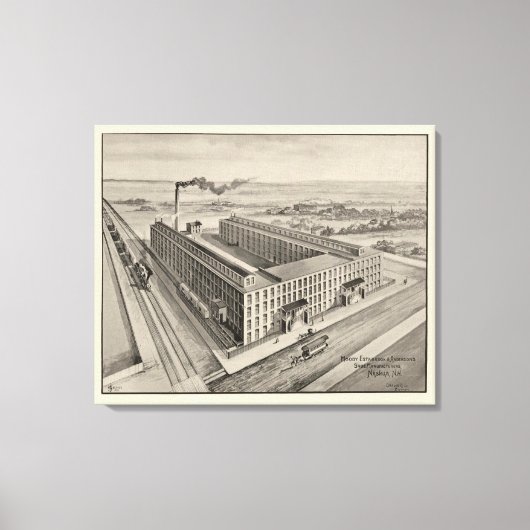 Moody Estabrook & Andersons Shoe Manufacturers Canvas Afdruk (Voorkant)