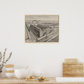 Moody Estabrook & Andersons Shoe Manufacturers Poster (Keuken)