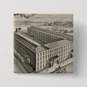 Moody Estabrook & Andersons Shoe Manufacturers Vierkante Button 5,1 Cm