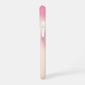 Moody esthetisch roze hart iPhone 16 hoesje (Linkerkant)