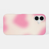 Moody esthetisch roze hart iPhone 16 hoesje (Achterkant horizontaal)