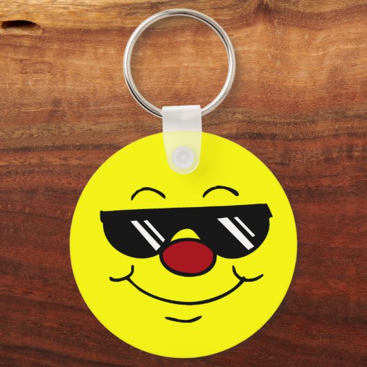 Moody Face Grumpey Sleutelhanger (Voorkant)