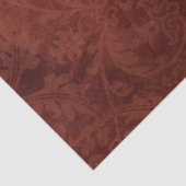 Moody Fall Leaves Dark Terracotta Red Burgundy Art Tissuepapier (Detail)