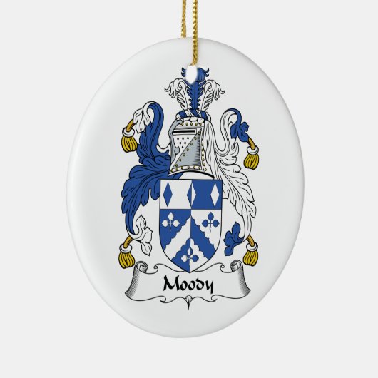 Moody Family Crest Keramisch Ornament (Rechts)