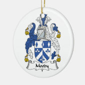 Moody Family Crest Keramisch Ornament (Links)