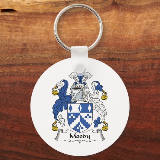 Moody Family Crest Sleutelhanger (Voorkant)