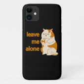 Moody fat cat leave me alone Case-Mate iPhone case (Achterkant)