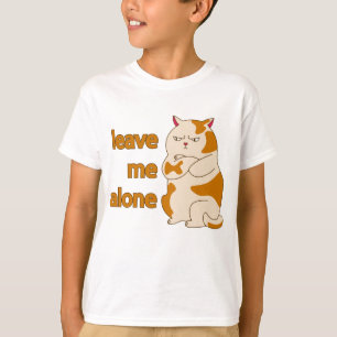 Moody fat kat laat me alleen T-Shirt