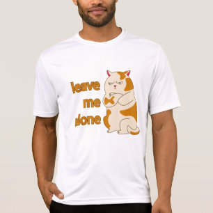 Moody fat kat laat me alleen T-Shirt