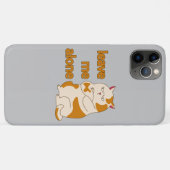 Moody fat laat me alleen Case-Mate iPhone case (Achterkant (horizontaal))