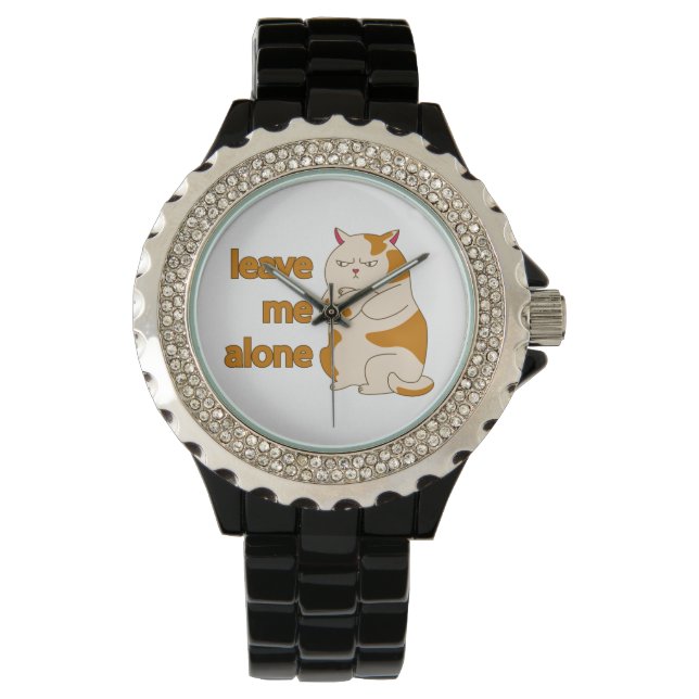 Moody fat laat me alleen horloge (Voorkant)