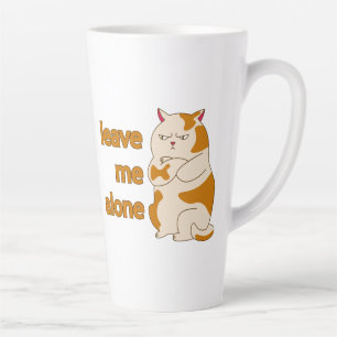 Moody fat laat me alleen latte mok