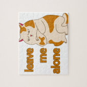 Moody fat laat me alleen legpuzzel (Verticaal)