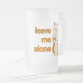 Moody fat laat me alleen matglas bierpul (Voorkant rechts)