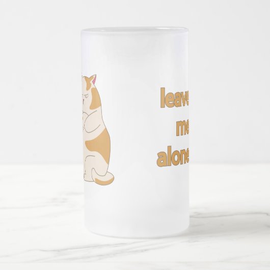 Moody fat laat me alleen matglas bierpul (Center)