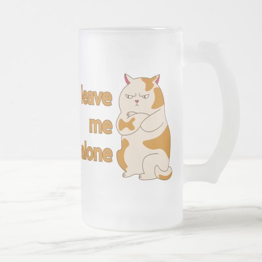 Moody fat laat me alleen matglas bierpul (Rechts)