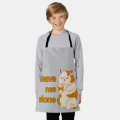 Moody fat laat me alleen schort (Gedragen)