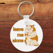 Moody fat laat me alleen sleutelhanger (Voorkant)