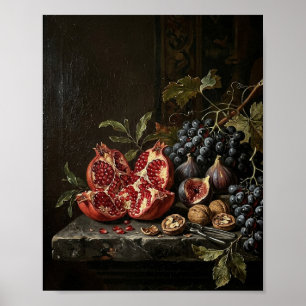 Moody Fig Granaatappel Nederlandse Meester I Poster