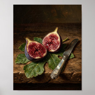 Moody Fig Granaatappel Nederlandse Meester II Poster