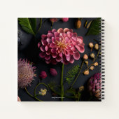 Moody Floral Dagboek Notitieboek (Achterkant)