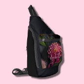Moody Floral monogram Sling Bag