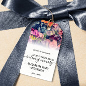 Moody Floral Pattern Seed Packet Memorial Cadeaulabel