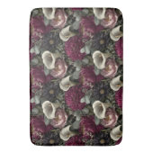 Moody Floral Pattern with Dahlias and Calla Lilies Badmat (Voorkant Verticaal)