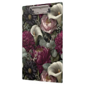 Moody Floral Pattern with Dahlias and Calla Lilies Klembord (Links)