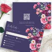 Moody Floral RSVP-kaart RSVP Kaartje