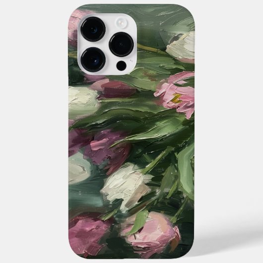 Moody Floral Tulpen Case-Mate iPhone Case (Achterkant)