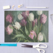 Moody Floral Tulpen Tissuepapier (Craft)