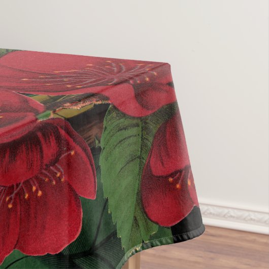 Moody Florals Black en Burgundy Tafelkleed (Voorbeeld)