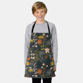 Moody Florals gepersonaliseerd Schort (Gedragen)